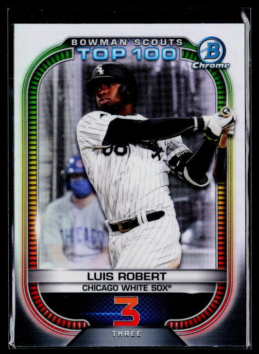 2021 Bowman Luis Robert Chrome Bowman Scouts Top 100 #BTP-3