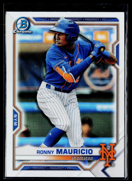 2021 Bowman Draft Ronny Mauricio Chrome #BDC-52