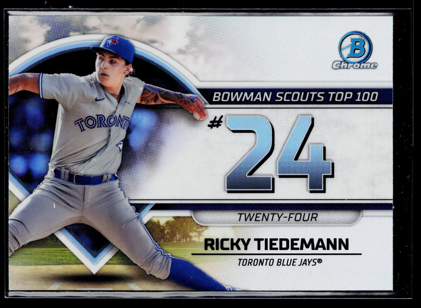 2023 Bowman Ricky Tiedemann Bowman Scouts Top 100 #BTP-24