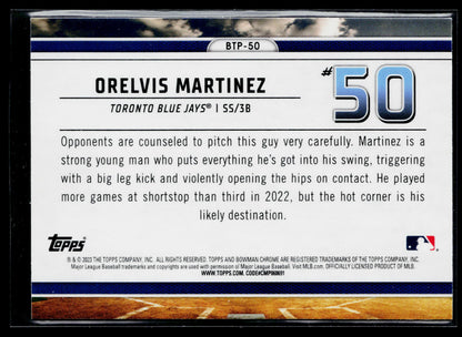 2023 Bowman Orelvis Martinez Bowman Scouts Top 100 #BTP-50