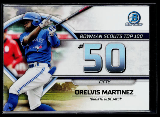 2023 Bowman Orelvis Martinez Bowman Scouts Top 100 #BTP-50