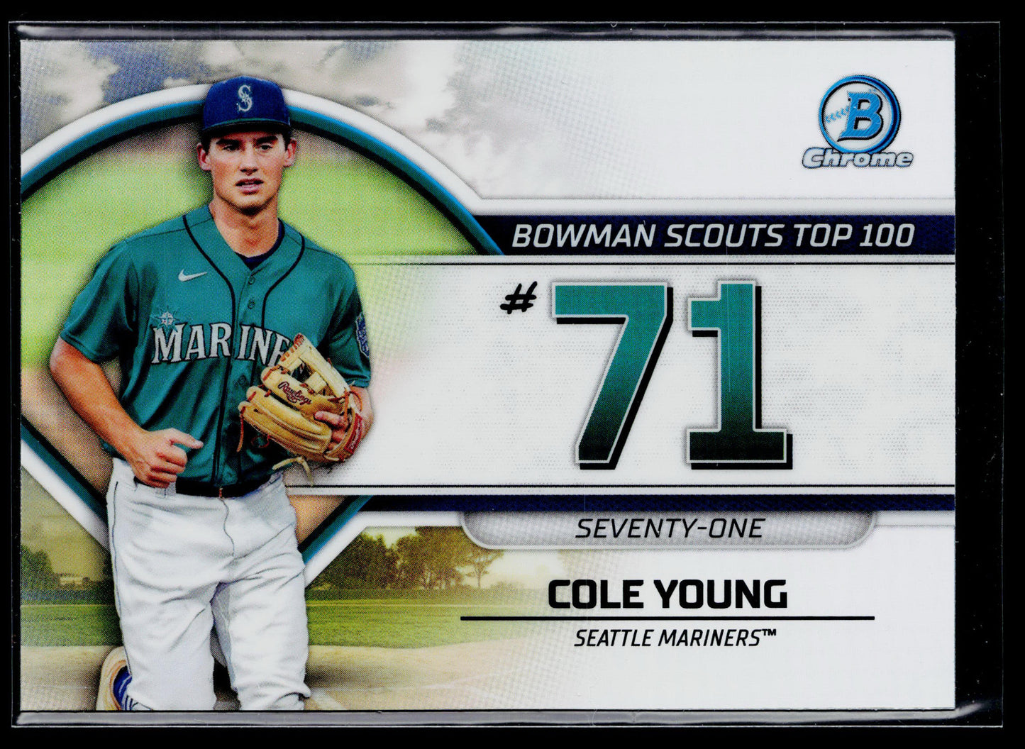 2023 Bowman Cole Young Bowman Scouts Top 100 #BTP-71