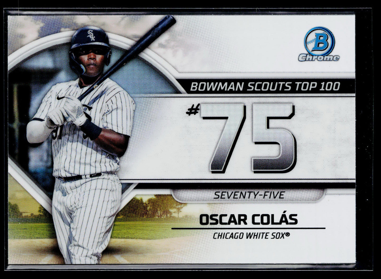 2023 Bowman Oscar Colas Bowman Scouts Top 100 #BTP-75