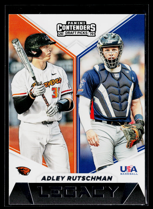 2019 Panini Contenders Draft Picks Collegiate Adley Rutschman Legacy #4