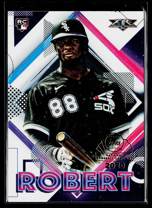 2020 Topps Chrome Luis Robert Topps Fire NBCD Preview #FP-4
