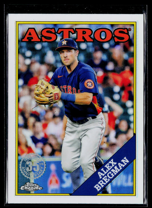 2023 Topps Chrome Alex Bregman 1988 Topps Baseball 35th Anniversary #88BC-7