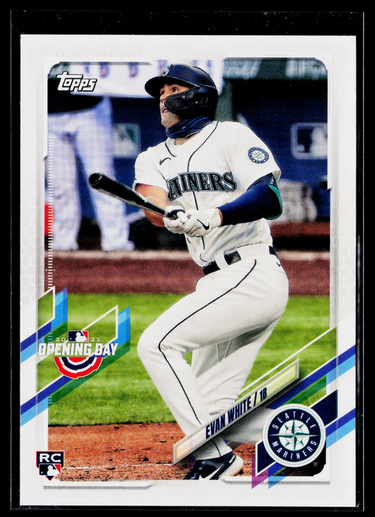 2021 Topps Evan White Rookie #151