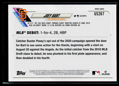2021 Topps Update Joey Bart #US267