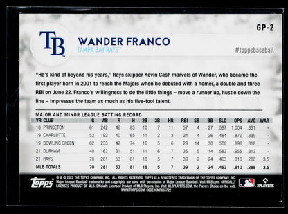 2022 Topps International Trading Card Day Wander Franco Gift with Purchase #GP-2