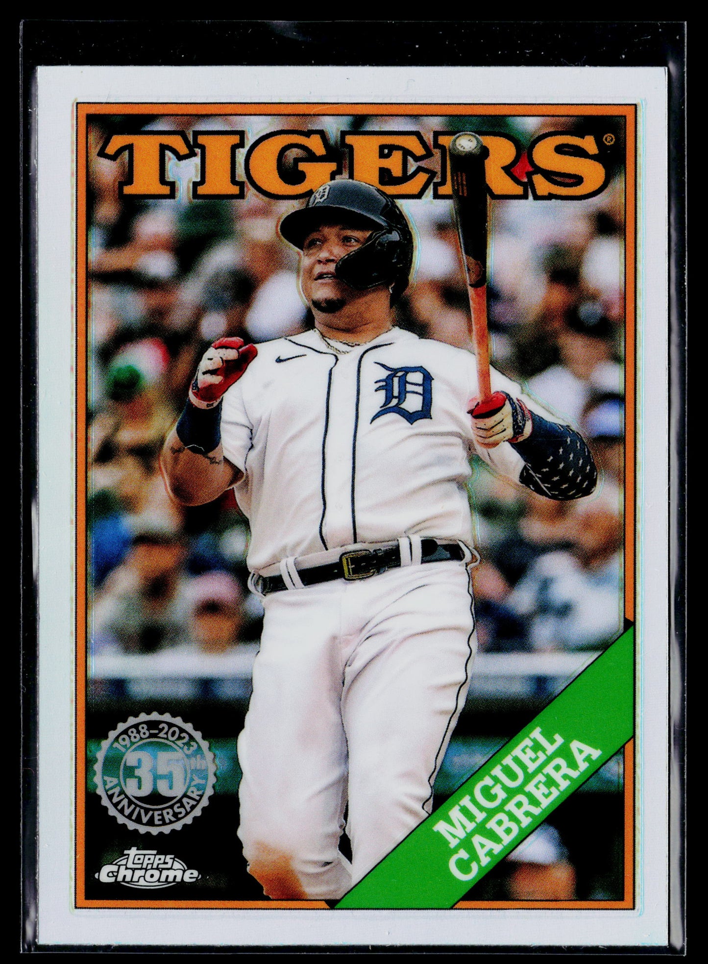 2023 Topps Chrome Miguel Cabrera 1988 Topps Baseball 35th Anniversary #88BC-4