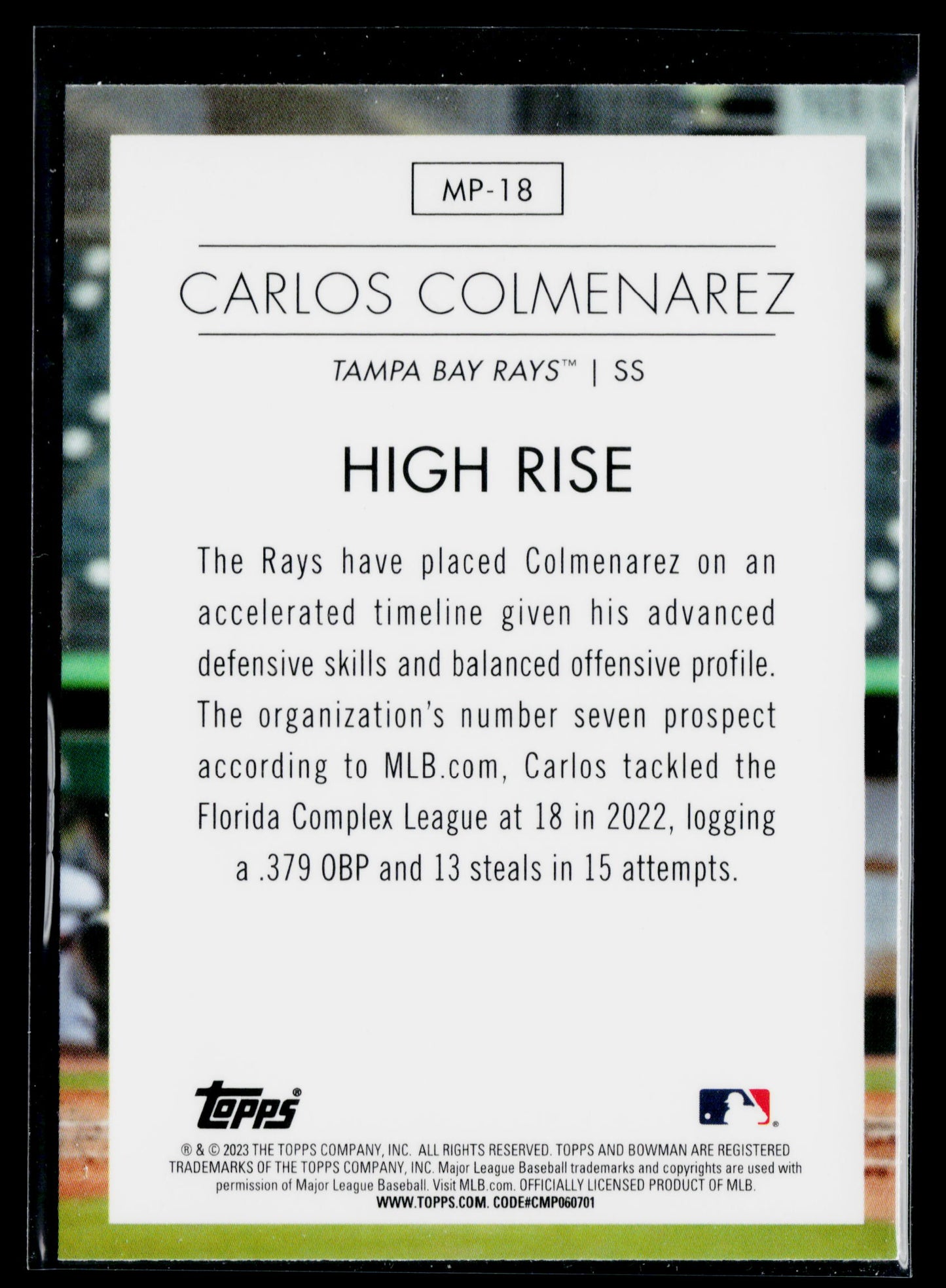2023 Bowman Carlos Colmenarez Modern Prospects #MP-18