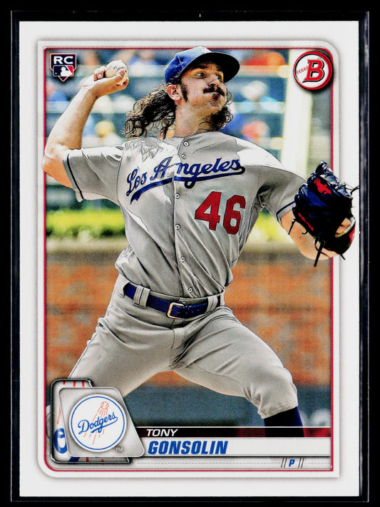2020 Bowman Tony Gonsolin Rookie #63