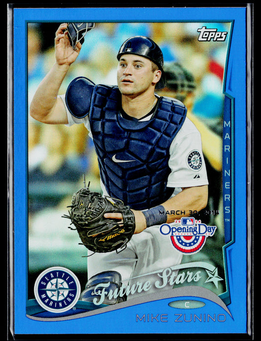 2014 Topps Opening Day Mike Zunino Blue #/2014 #196