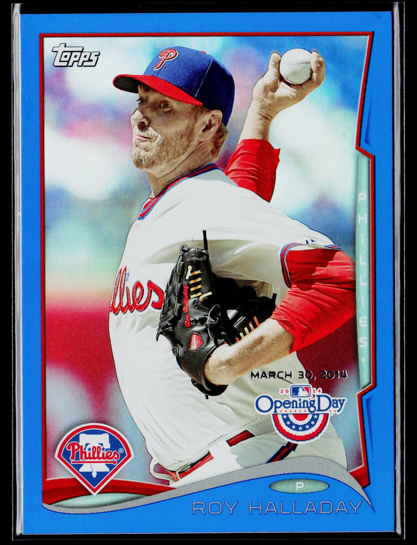 2014 Topps Opening Day Roy Halladay Blue #/2014 #41