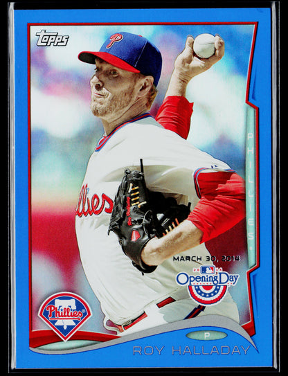 2014 Topps Opening Day Roy Halladay Blue #/2014 #41