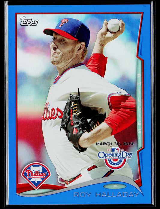 2014 Topps Opening Day Roy Halladay Blue #/2014 #41