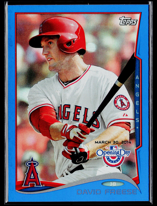 2014 Topps Opening Day David Freese Blue #/2014 #197