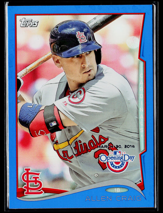 2014 Topps Opening Day Allen Craig Blue #/2014 #39