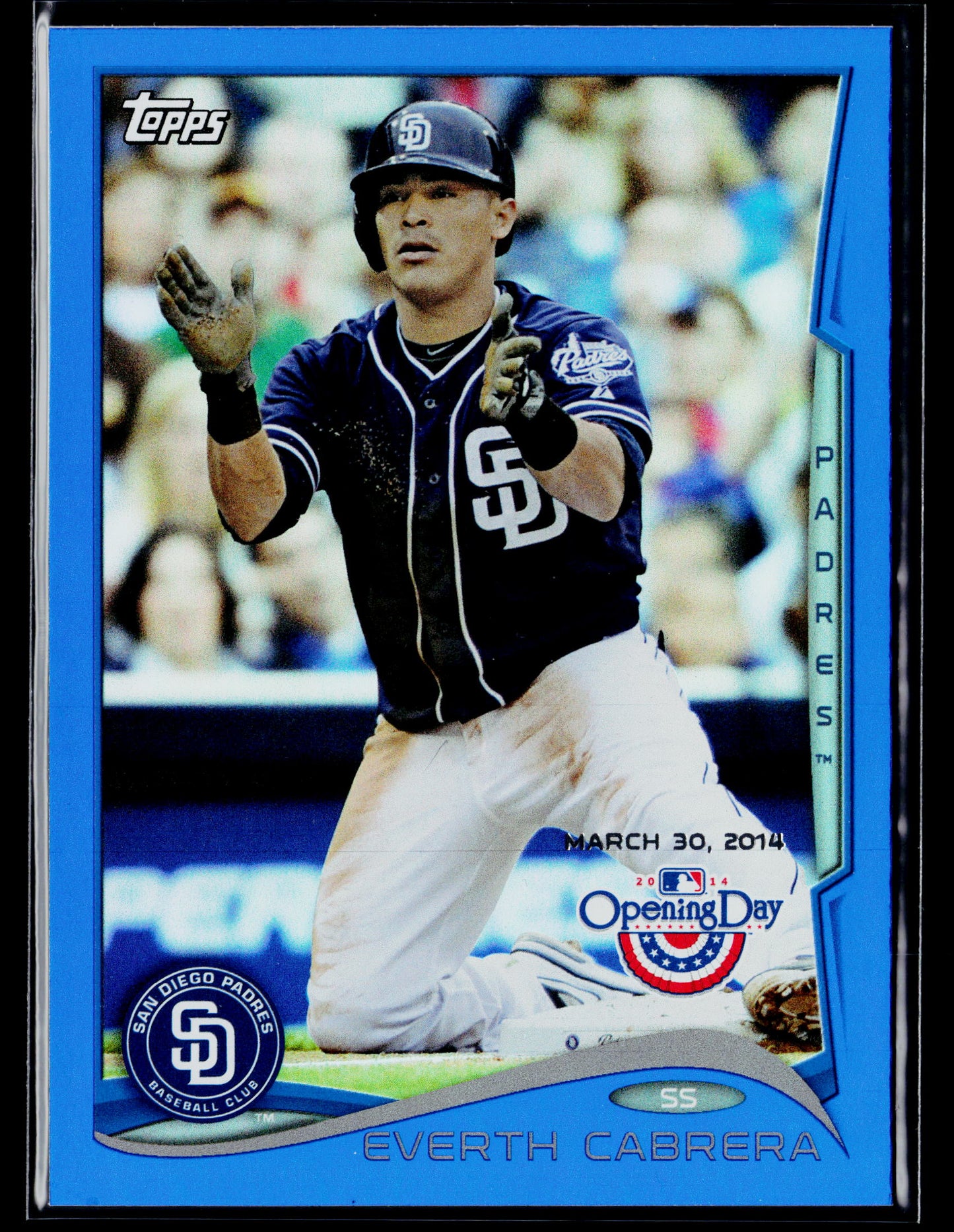 2014 Topps Opening Day Everth Cabrera Blue #/2014 #218