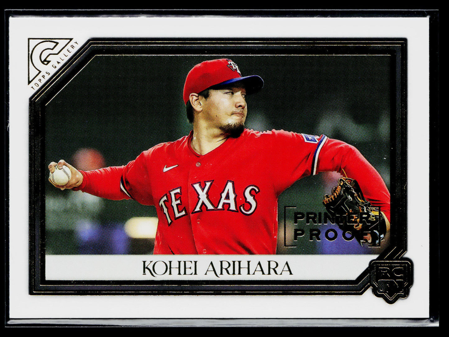 2021 Topps Gallery Kohei Arihara Printer Proof #195