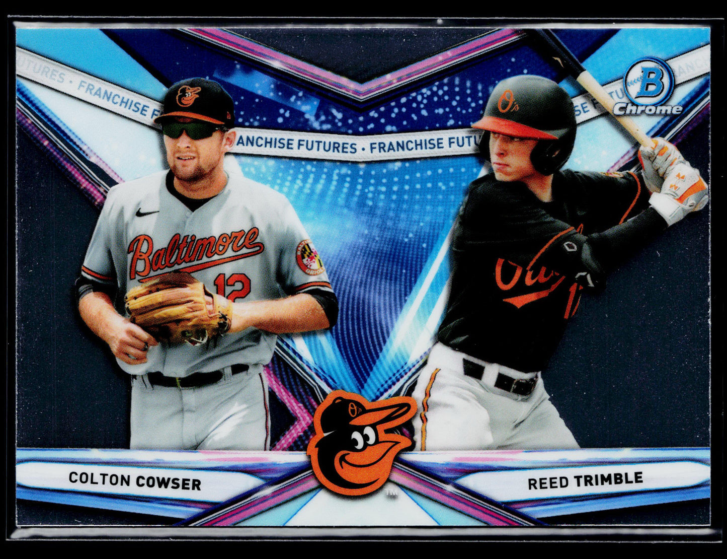 2021 Bowman Draft Colton Cowser / Reed Trimble Franchise Futures #FF-5