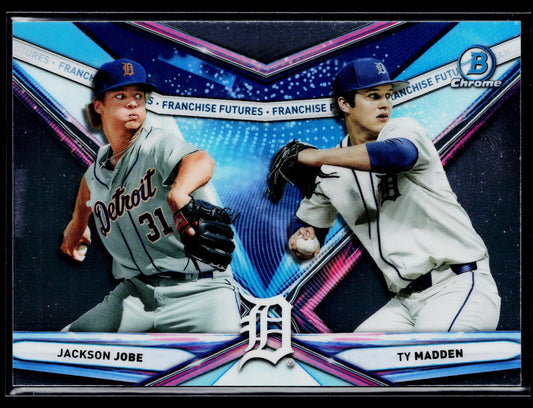 2021 Bowman Draft Jackson Jobe / Ty Madden Franchise Futures #FF-3