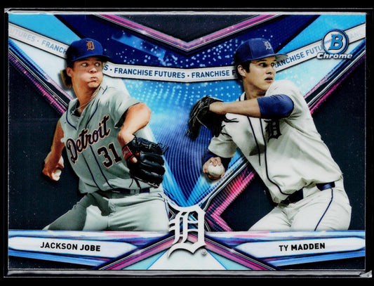 2021 Bowman Draft Jackson Jobe / Ty Madden Franchise Futures #FF-3