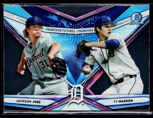 2021 Bowman Draft Jackson Jobe / Ty Madden Franchise Futures #FF-3