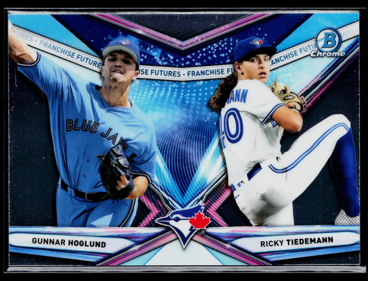 2021 Bowman Draft Gunnar Hoglund / Ricky Tiedemann Franchise Futures #FF-2