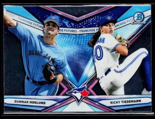 2021 Bowman Draft Gunnar Hoglund / Ricky Tiedemann Franchise Futures #FF-2