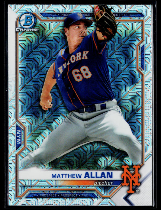 2021 Bowman Chrome Matthew Allan Prospects Mojo Refractor #BCP-211