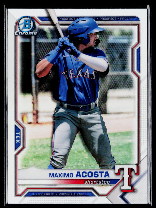 2021 Bowman Draft Maximo Acosta Chrome #BDC-139