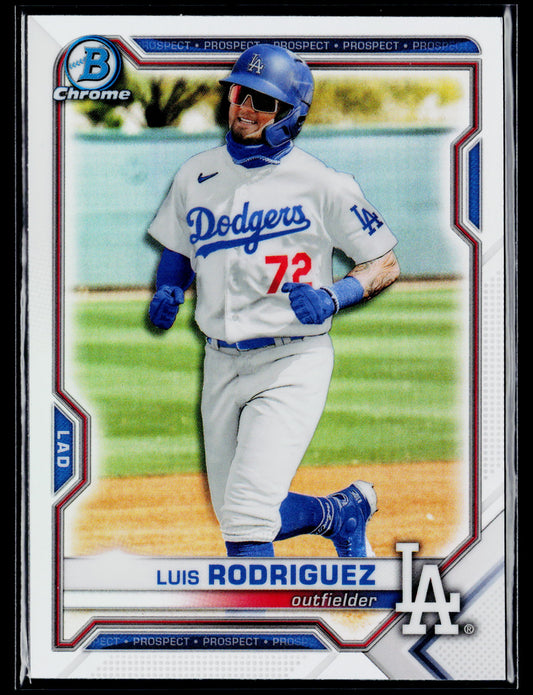 2021 Bowman Draft Luis Rodriguez Chrome #BDC-134