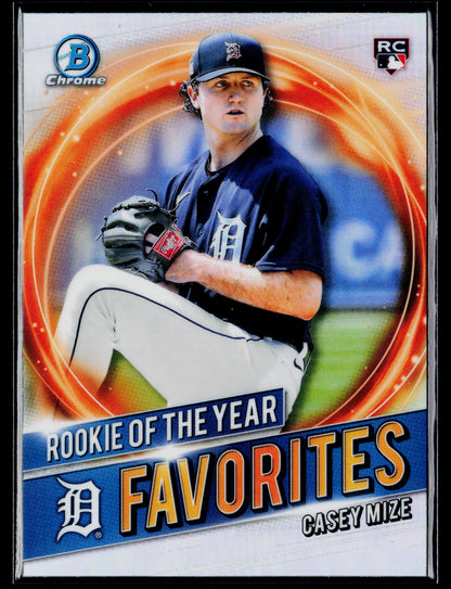 2021 Bowman Casey Mize Chrome Rookie of the Year Favorites #RRY-CM