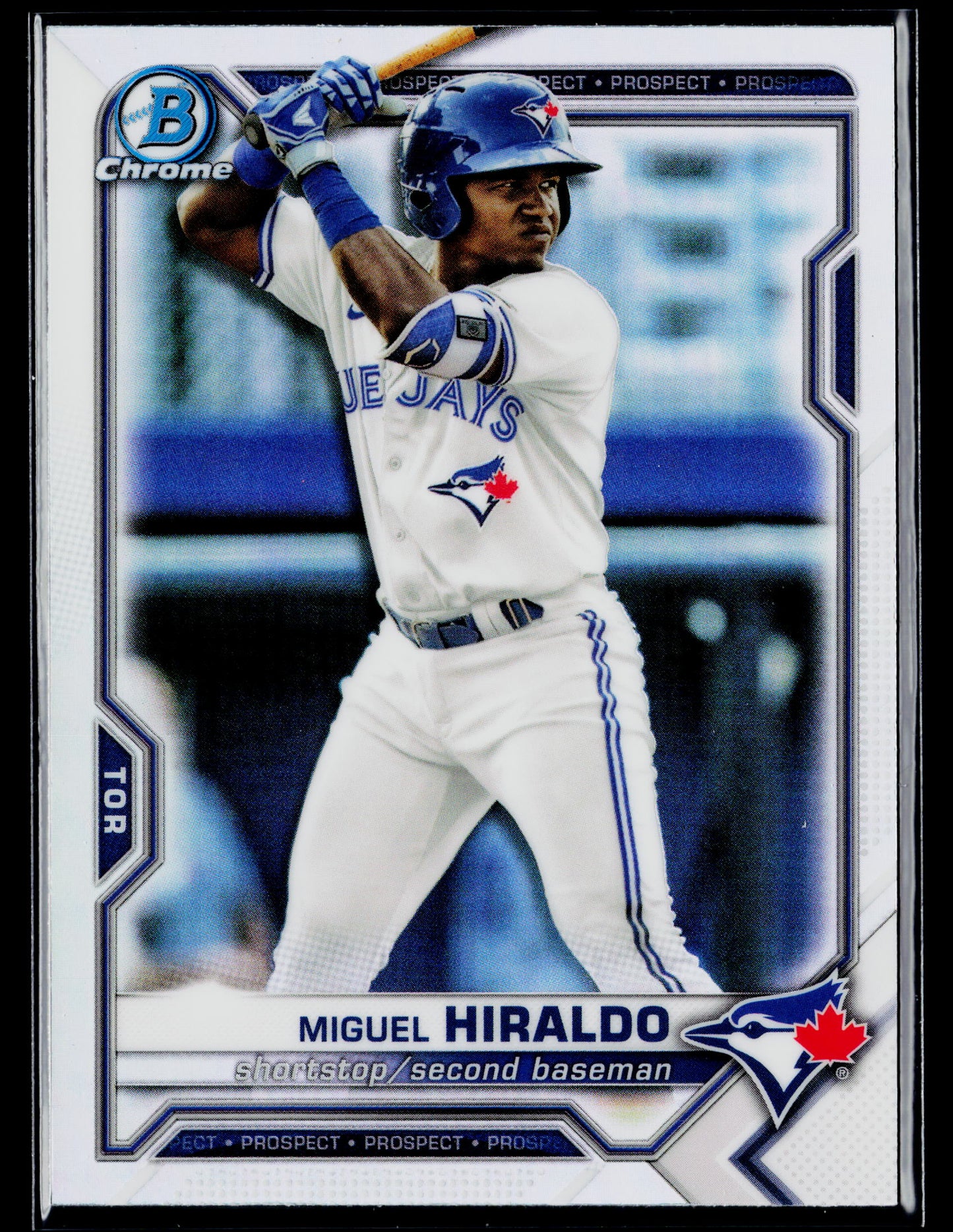 2021 Bowman Draft Miguel Hiraldo Chrome Refractor #BDC-98
