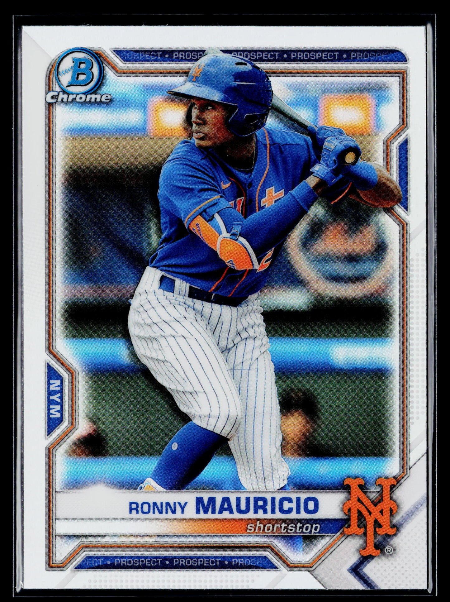 2021 Bowman Draft Ronny Mauricio Chrome Refractor #BDC-52
