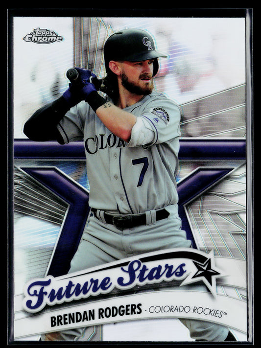 2020 Topps Chrome Brendan Rodgers Future Stars #FS-12