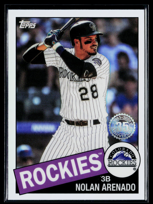 2020 Topps Chrome Nolan Arenado 1985 Topps Baseball #85TC-24