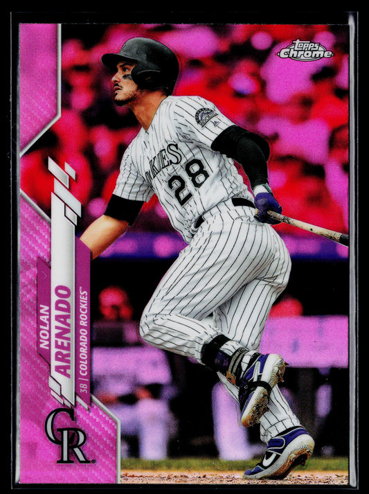 2020 Topps Chrome Nolan Arenado Pink Refractor #174