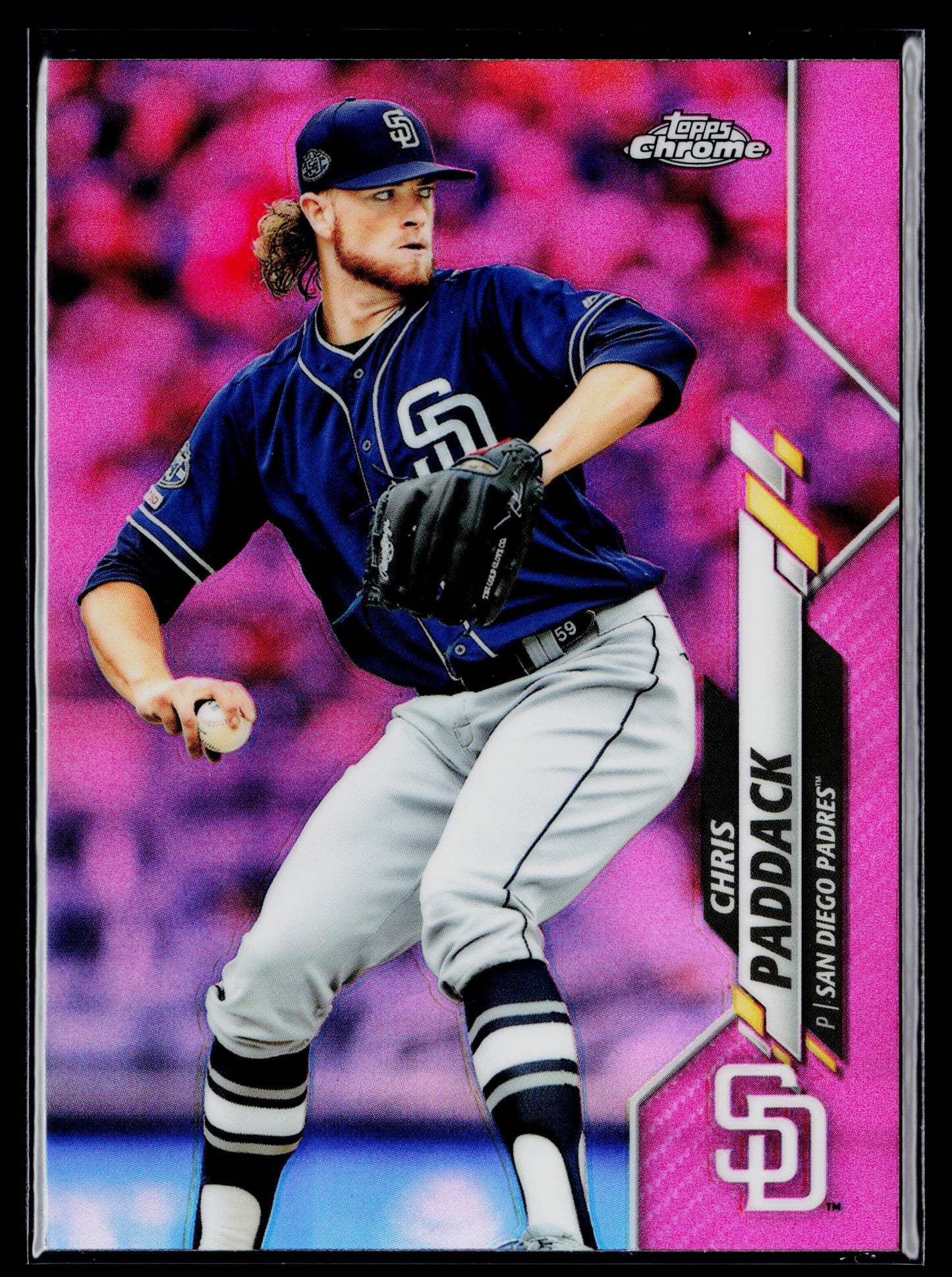 2020 Topps Chrome Chris Paddack Pink Refractor #39
