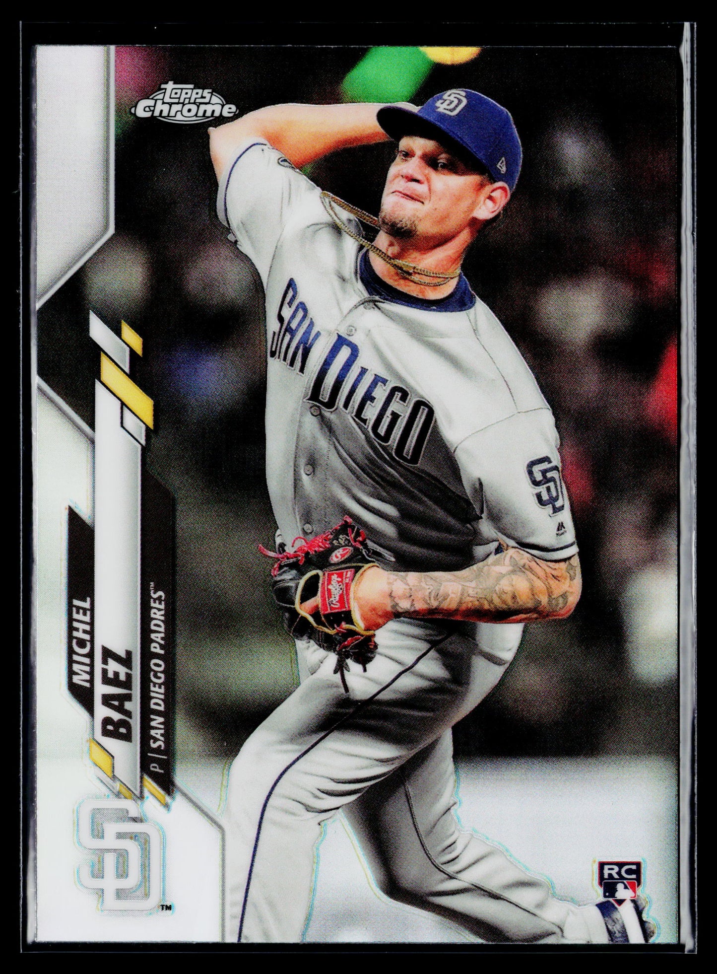 2020 Topps Chrome Michel Baez Rookie Refractor #187