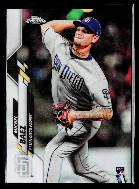 2020 Topps Chrome Michel Baez Rookie Refractor #187