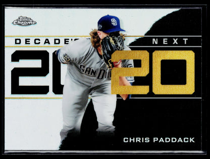 2020 Topps Chrome Update Chris Paddack Decade's Next #DNC-20