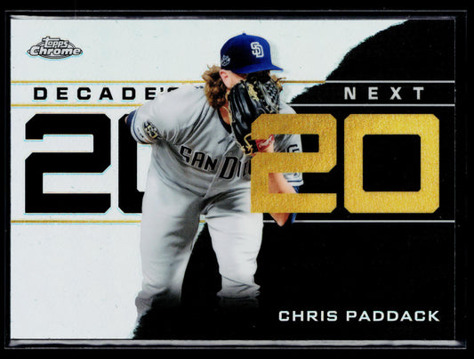 2020 Topps Chrome Update Chris Paddack Decade's Next #DNC-20