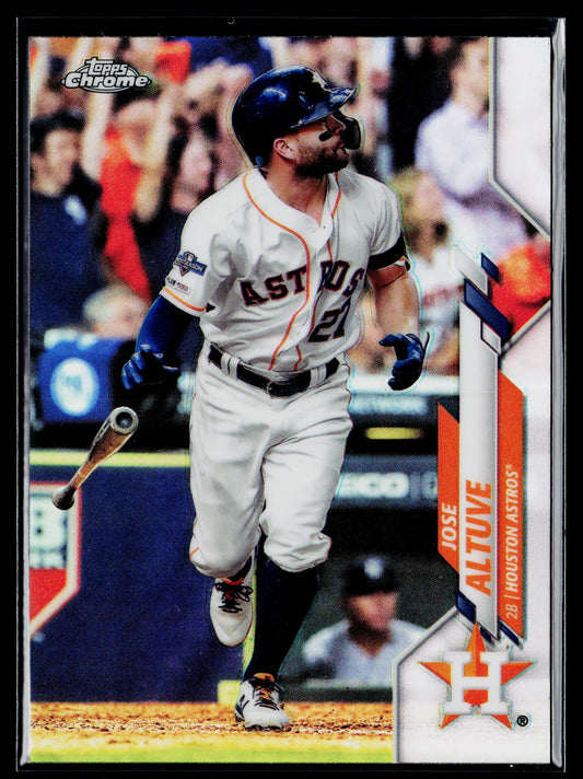 2020 Topps Chrome Jose Altuve Refractor #42