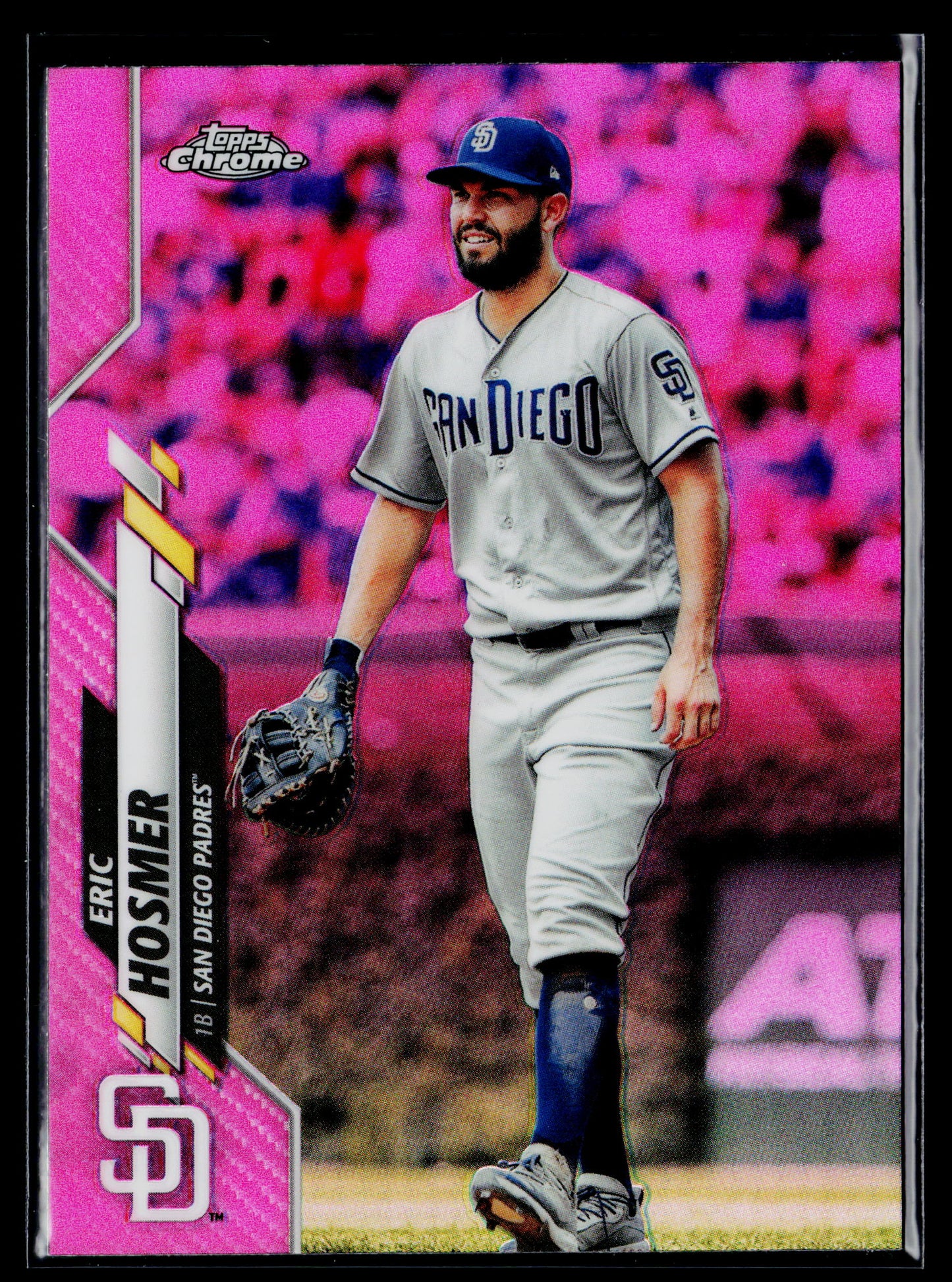 2020 Topps Chrome Eric Hosmer Pink Refractor #108