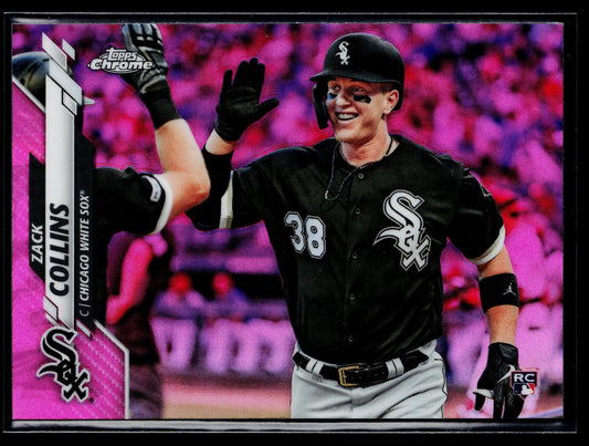 2020 Topps Chrome Zack Collins Rookie Pink Refractor #87