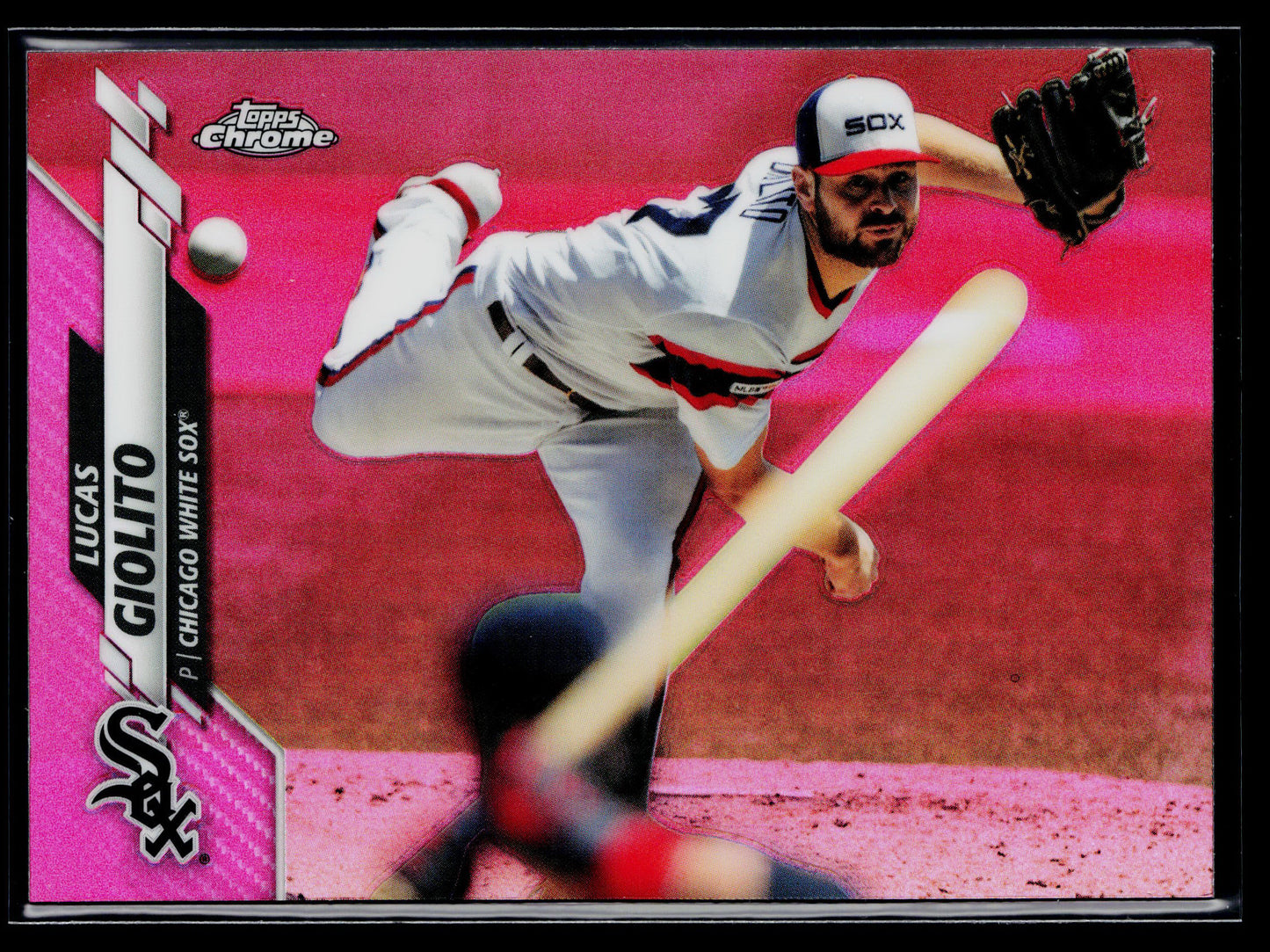 2020 Topps Chrome Lucas Giolito Pink Refractor #46