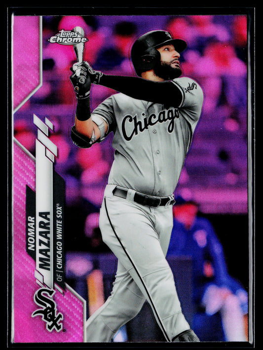 2020 Topps Chrome Nomar Mazara Pink Refractor #109