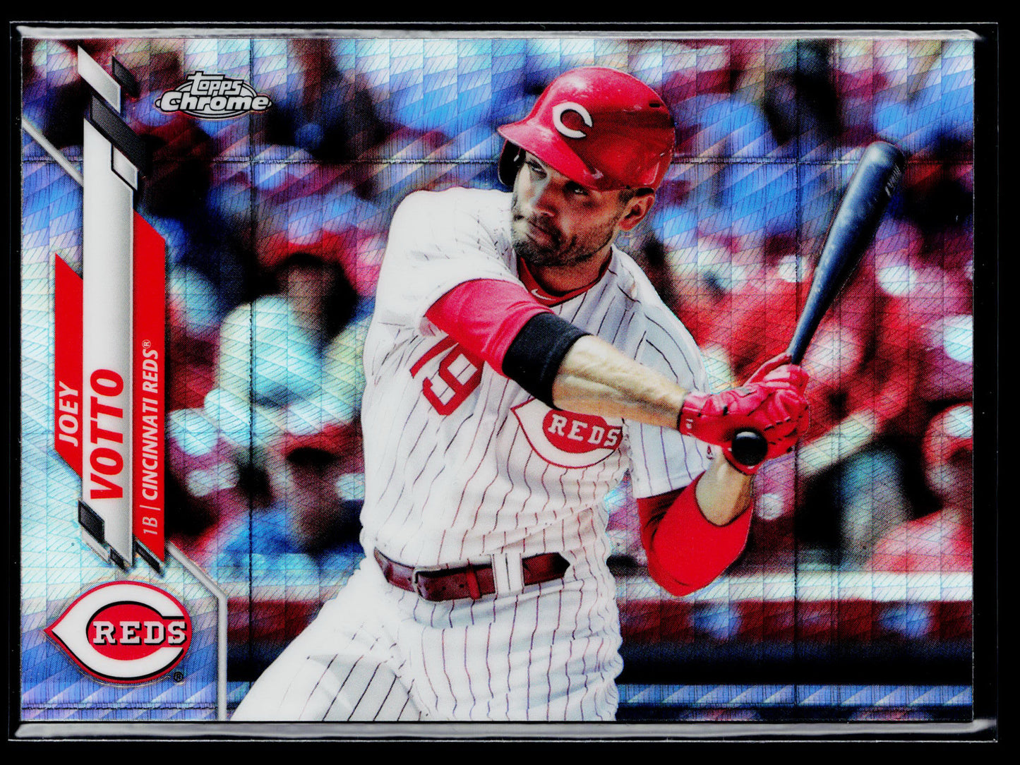 2020 Topps Chrome Joey Votto Prism Refractor #9